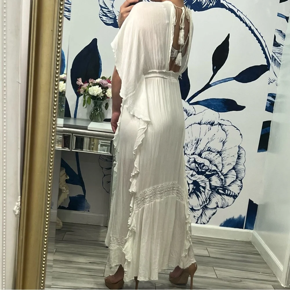 Free People White Maxi Dress - Picture 3 of 8